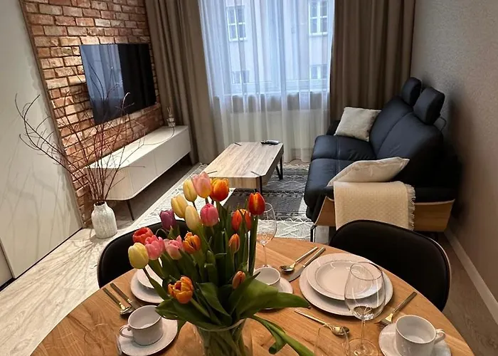 Apartment Designerskie Dwupokojowe Mieszkanie W Centrum *